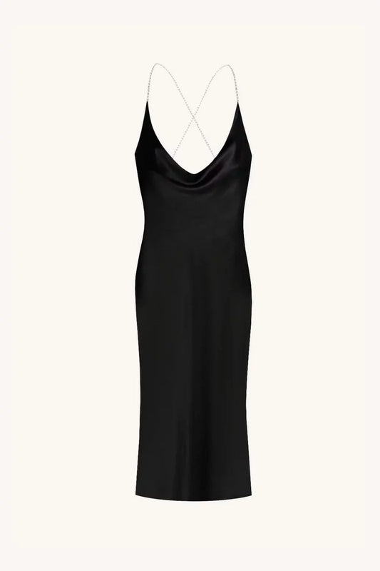 Nancy Black silk dress 