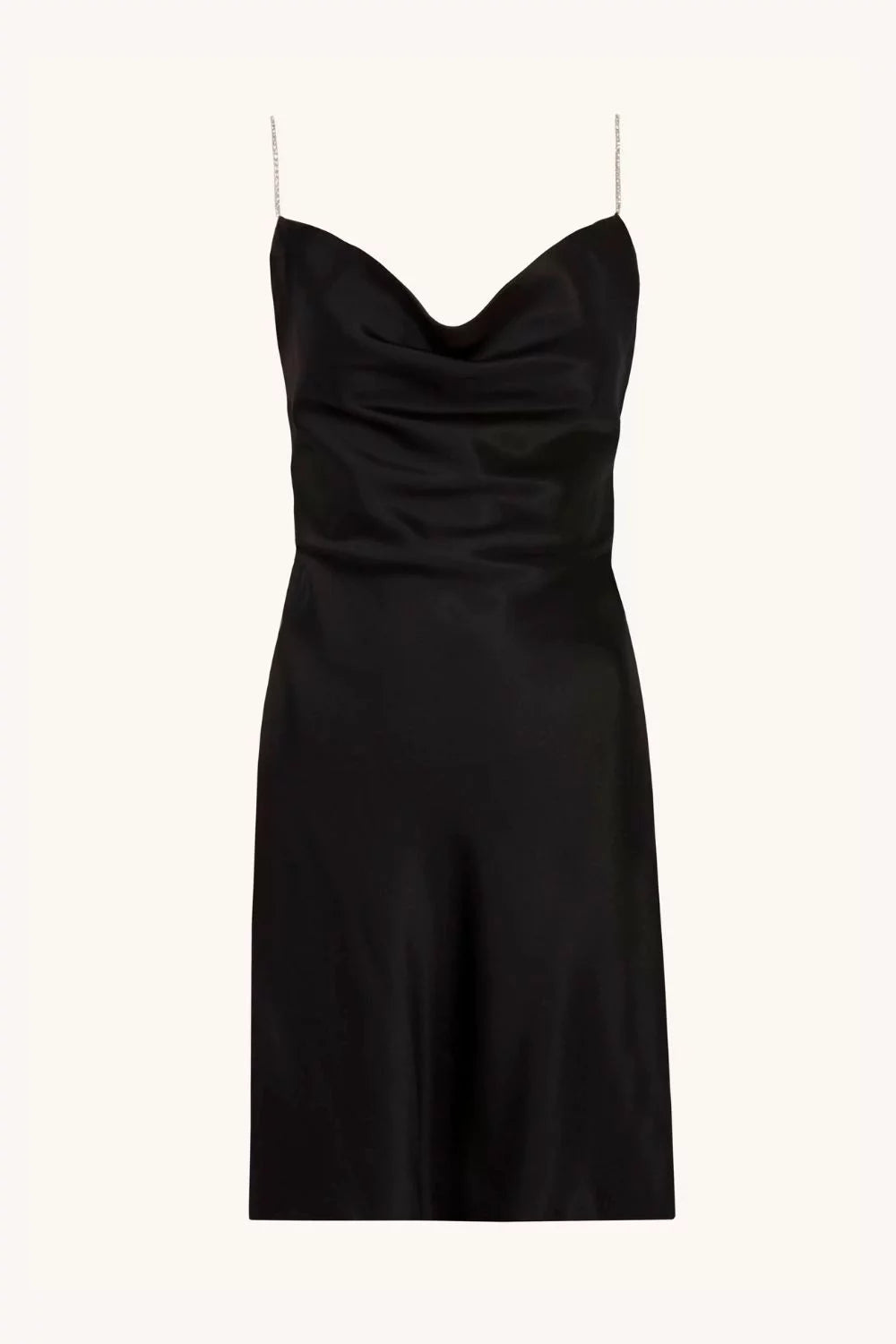 Nancy Mini Black silk dress 