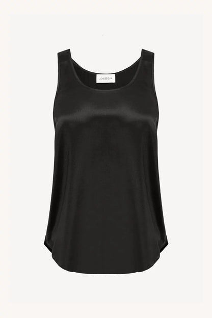 Lima Black silk top 