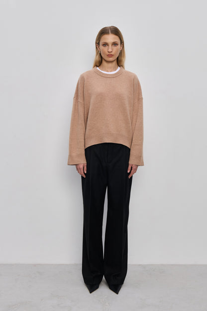 Savio Camel Sweater