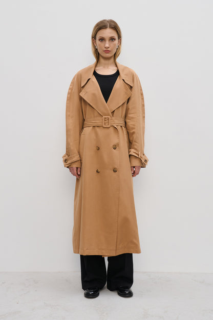 Toulon Camel Trench Coat