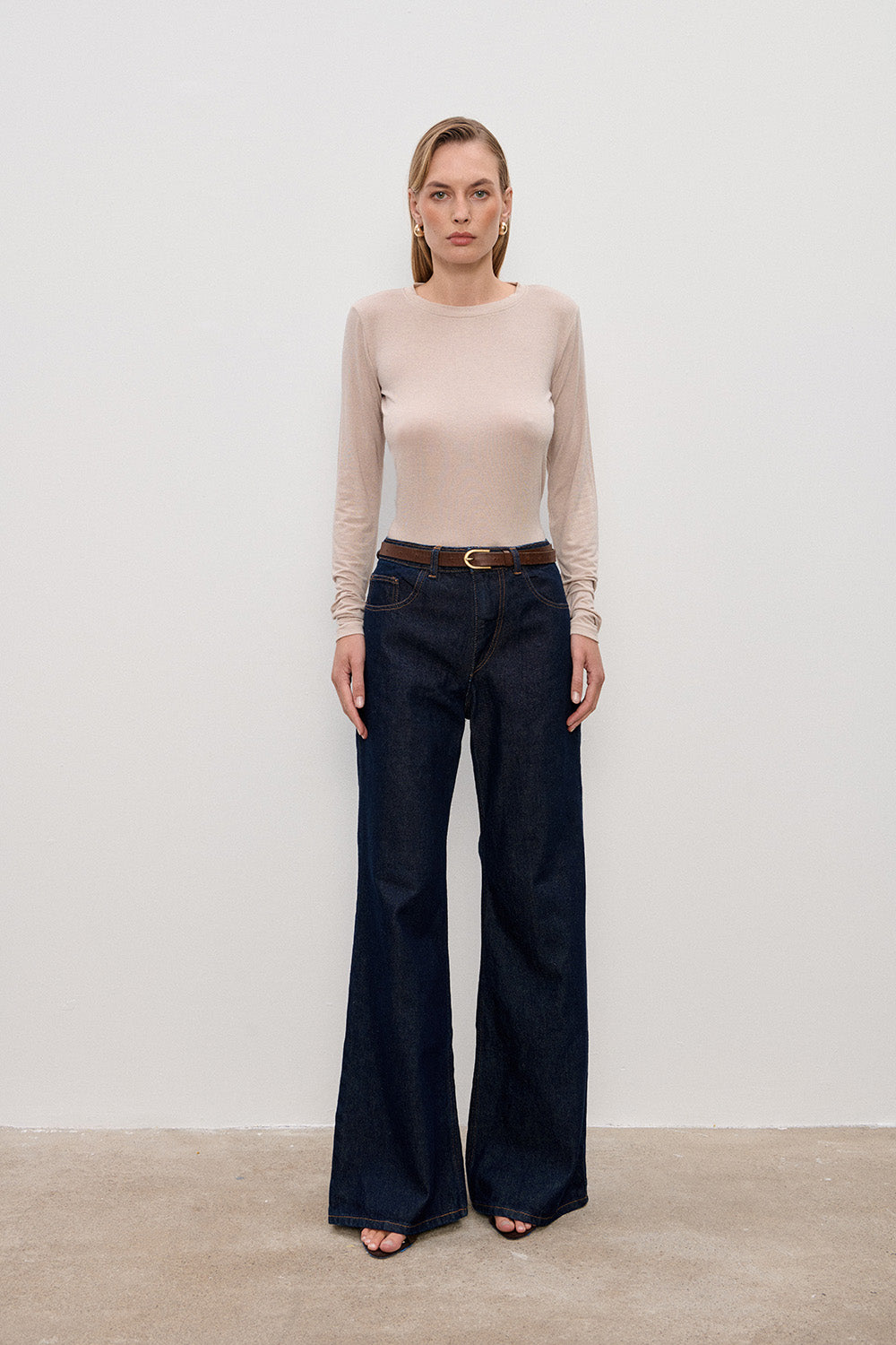 Longsleeve Henry Taupe