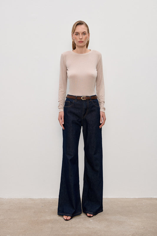 Longsleeve Henry Taupe