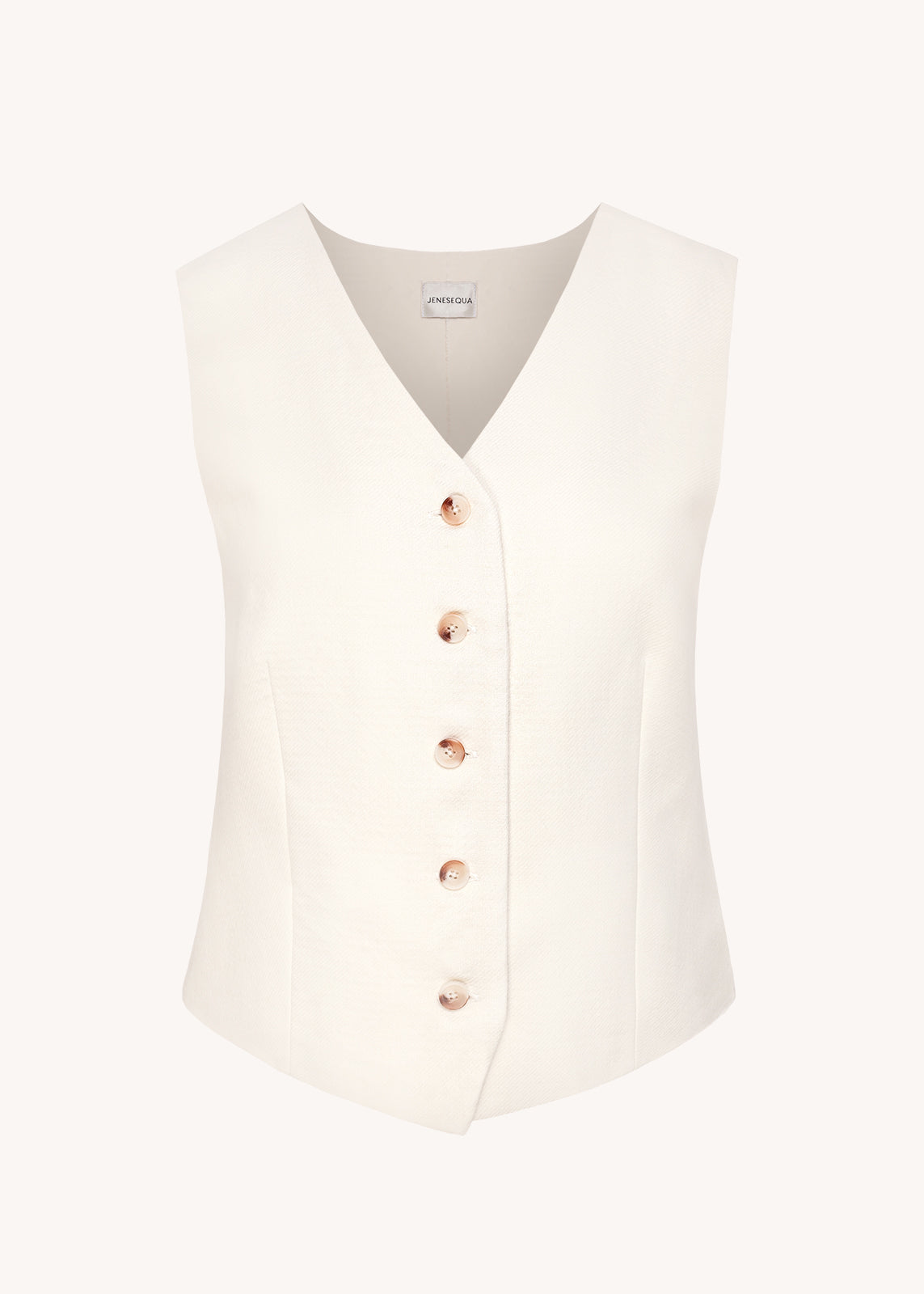 Wool Vest Venis Cream