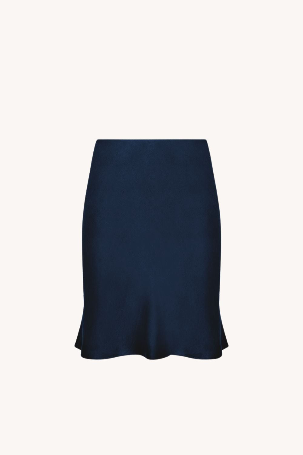 Jedwabna spódnica Mini Navy Blue