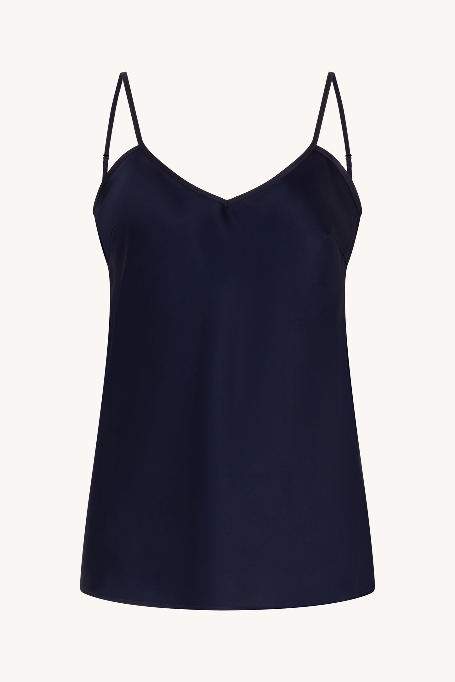 Jedwabny top Prea Navy Blue