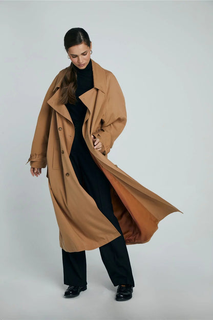 Toulon Camel Trench Coat