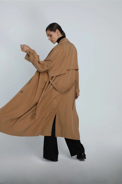 Toulon Camel Trench Coat