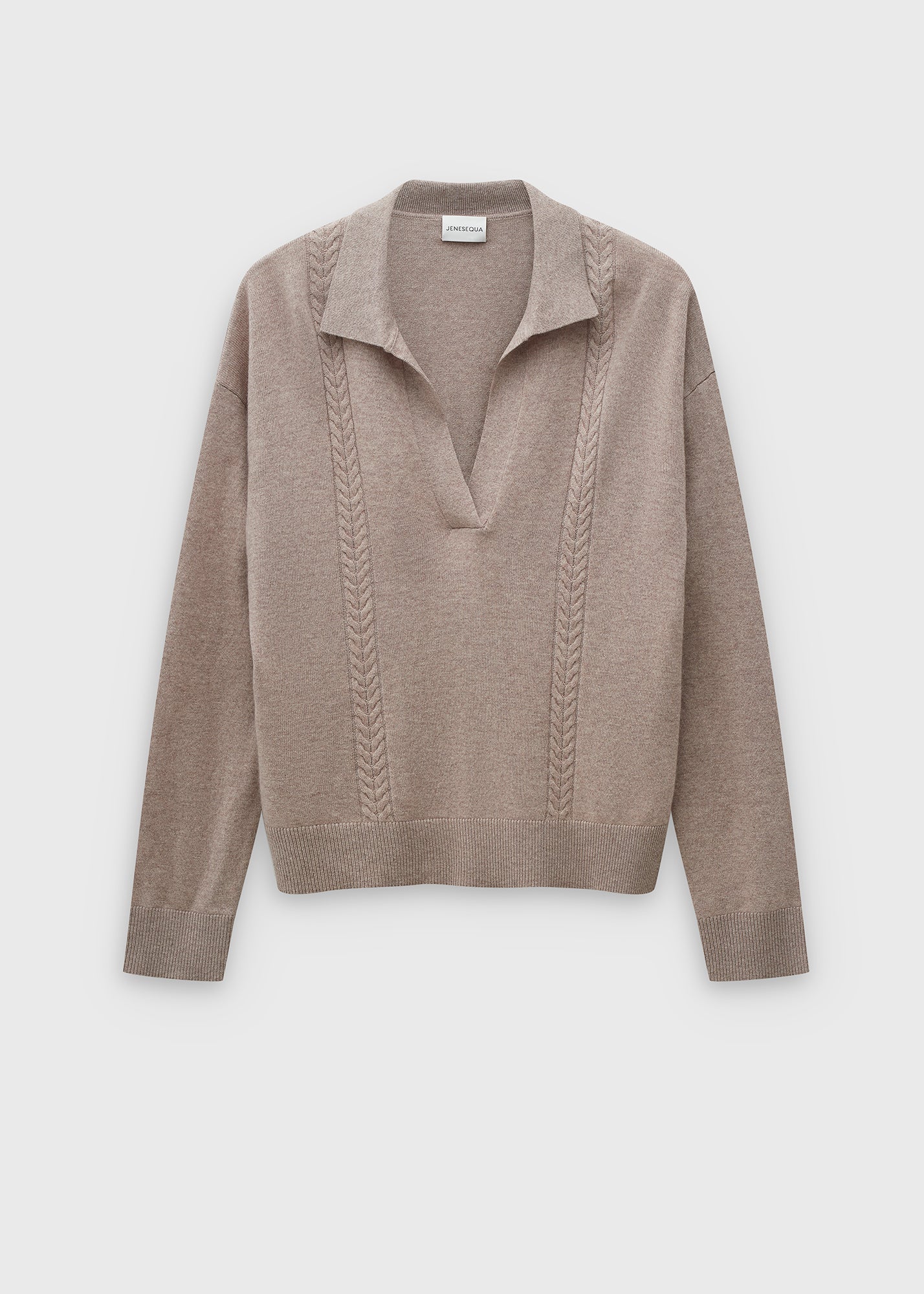 Sweter Emma Polo Beige