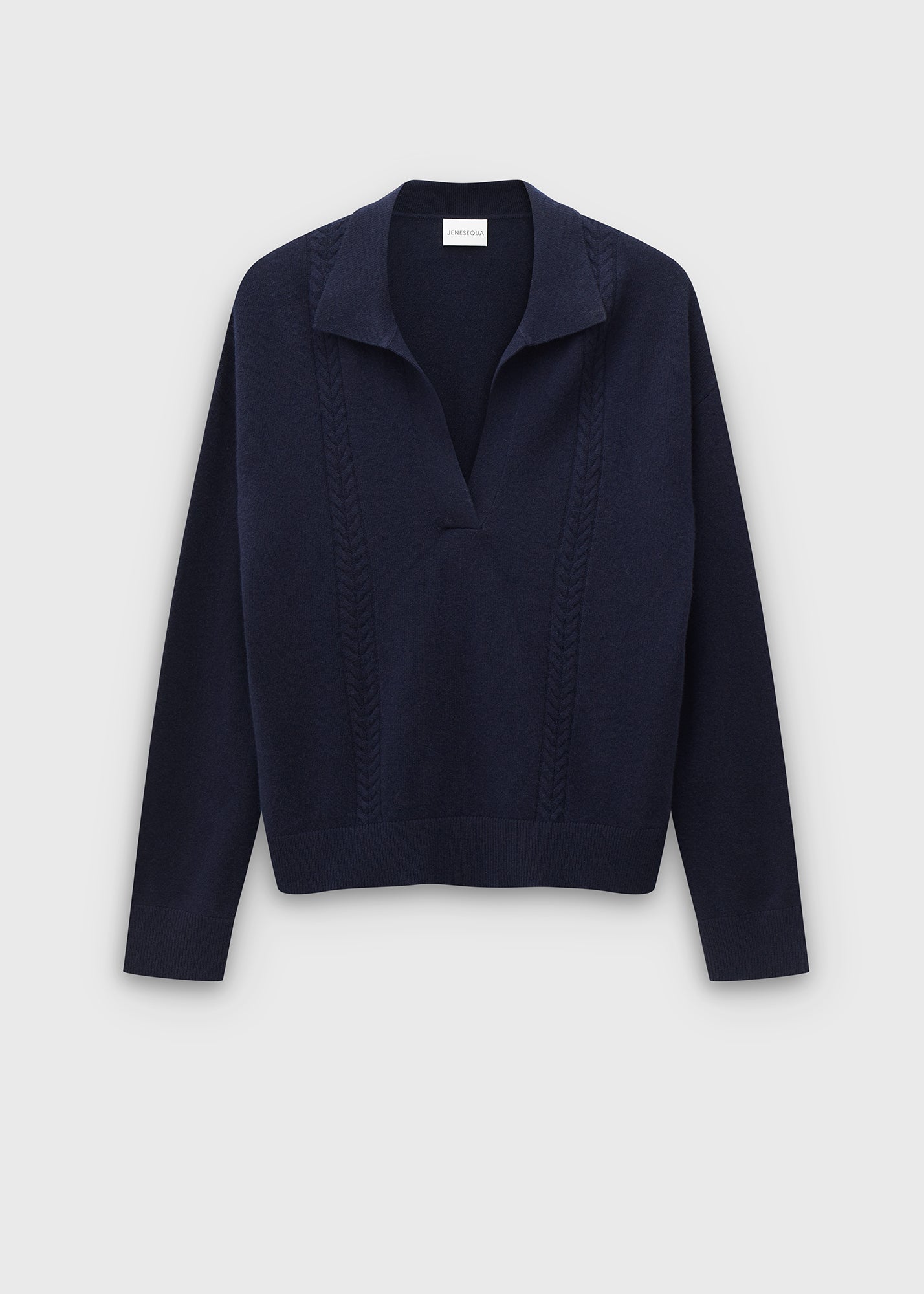Sweter Emma Polo Navy Blue
