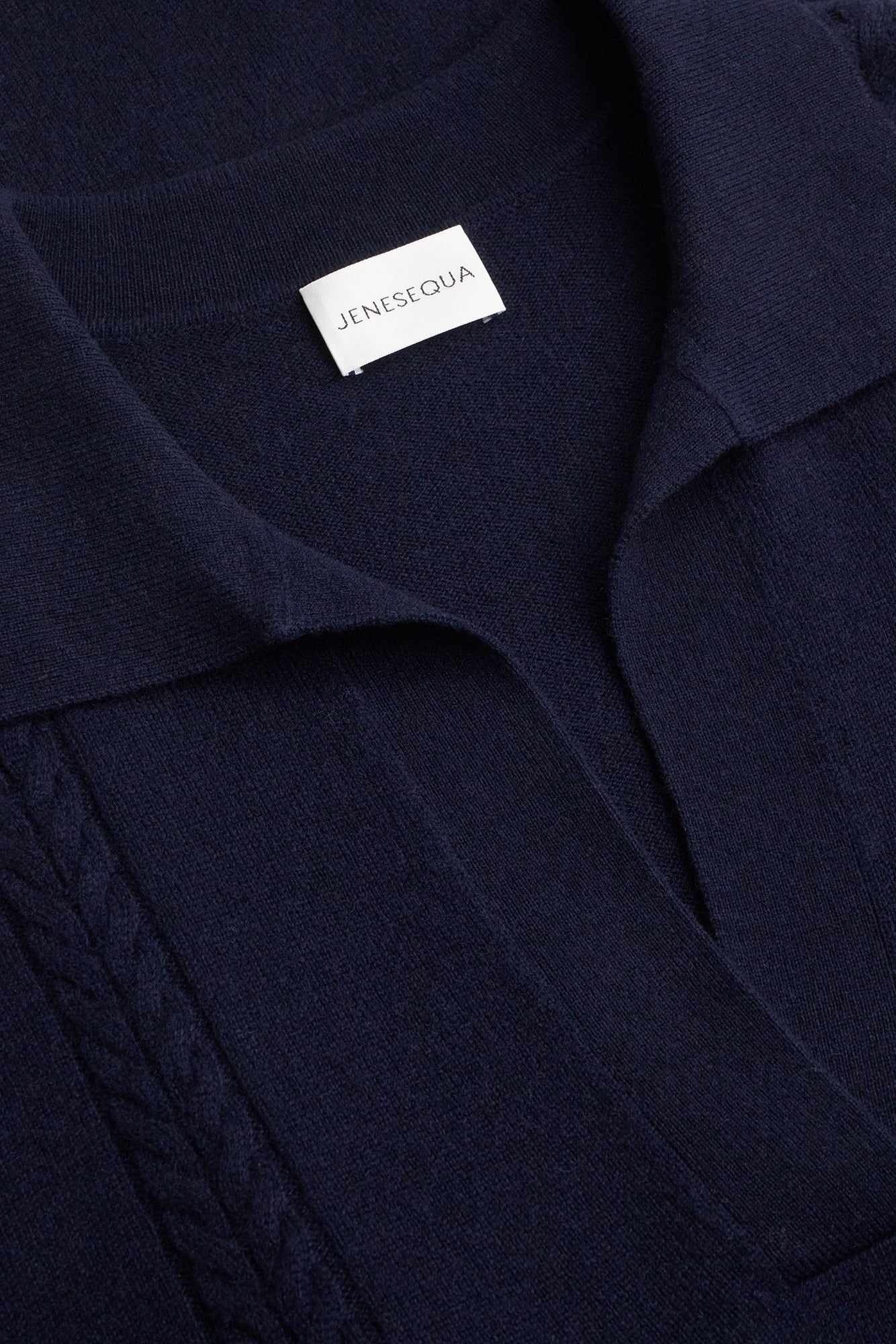 Sweter Emma Polo Navy Blue