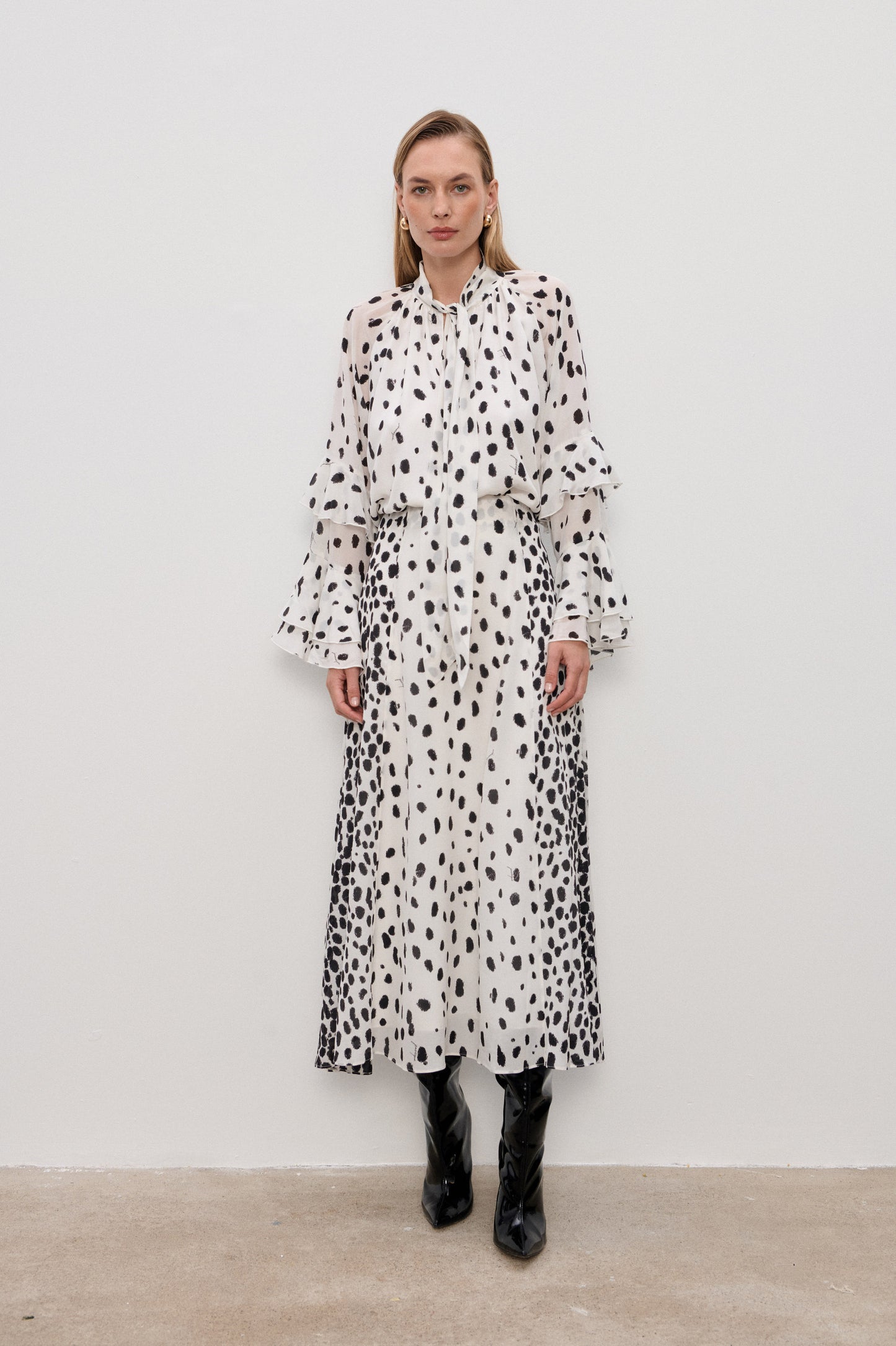 Spódnica jedwabna Kayo