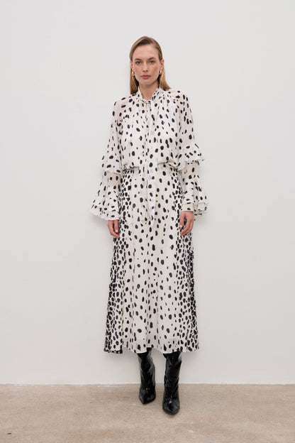 Spódnica jedwabna Kayo