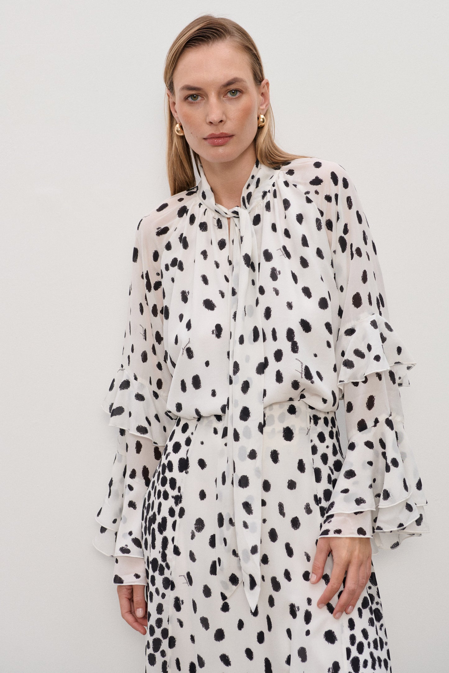 Spódnica jedwabna Kayo