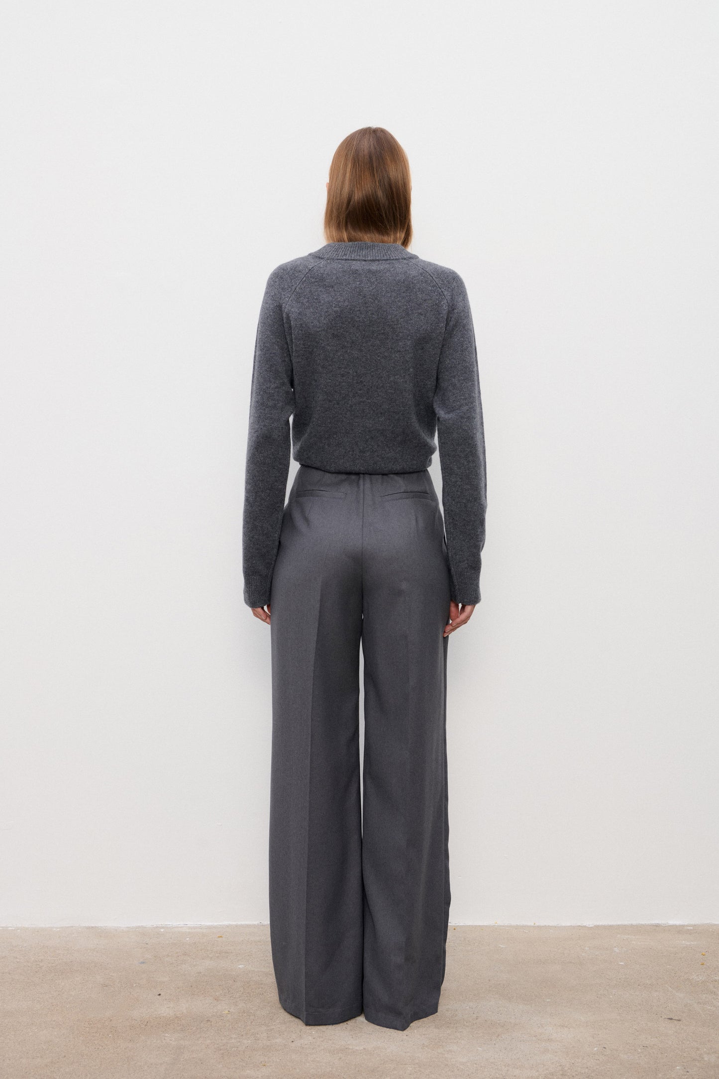 Spodnie wełniane Paul Grey