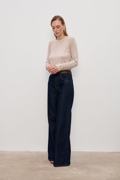 Longsleeve Henry Taupe