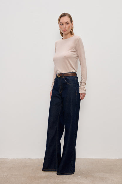 Longsleeve Henry Taupe