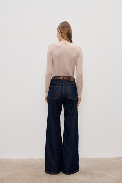 Longsleeve Henry Taupe