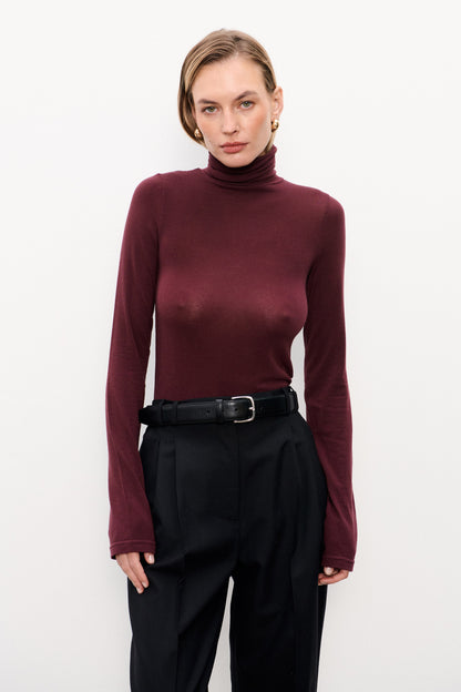 Spodnie wełniane Yua Black