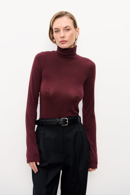 Spodnie wełniane Yua Black