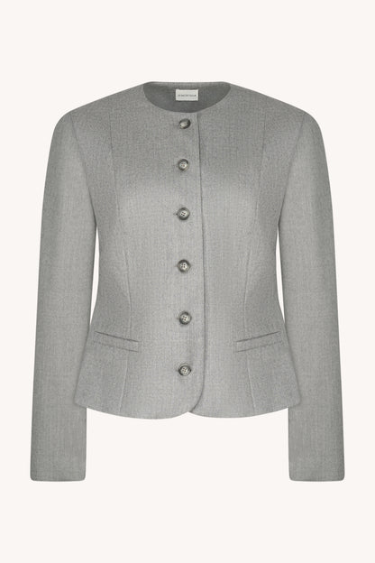 Marynarka Cropped Harry Light Grey