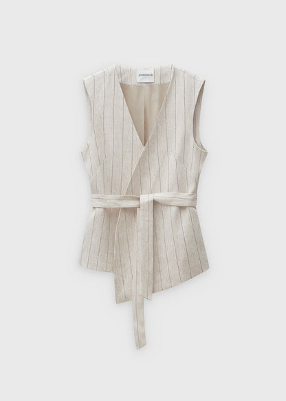 Kamizelka Core Stripe Beige