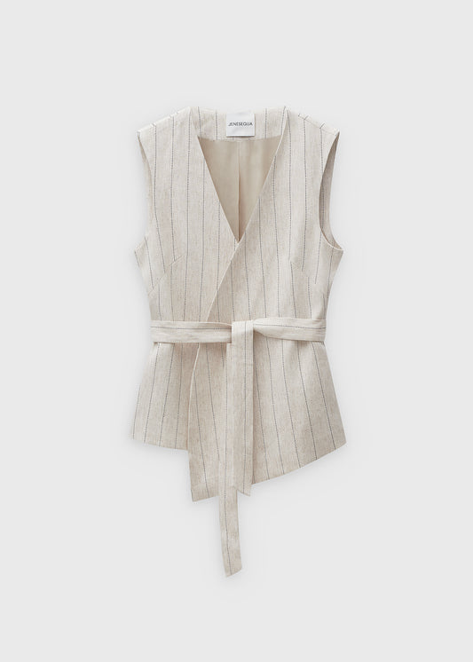Kamizelka Core Stripe Beige