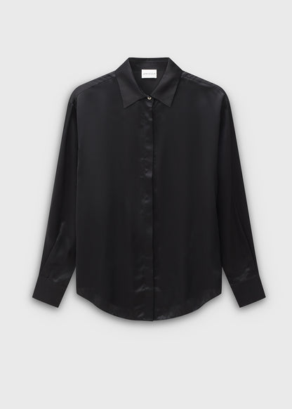Koszula jedwabna Marbella Black