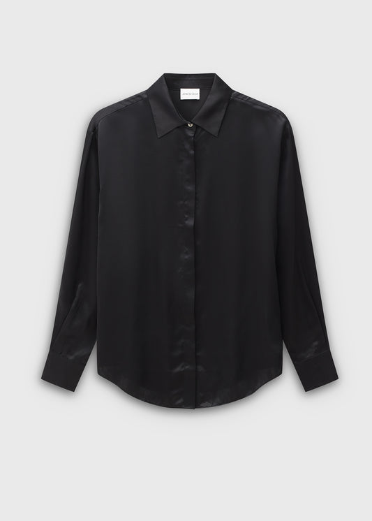 Koszula jedwabna Marbella Black