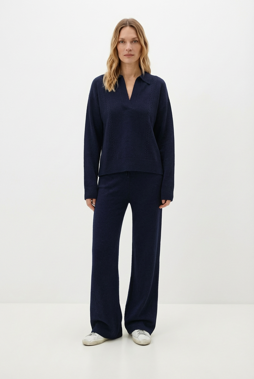 Spodnie Emma Navy Blue