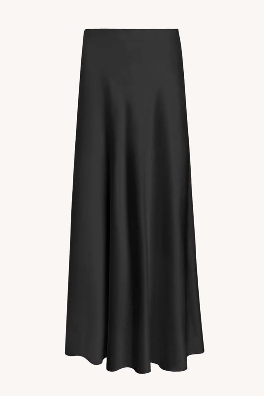 Revel Black silk skirt