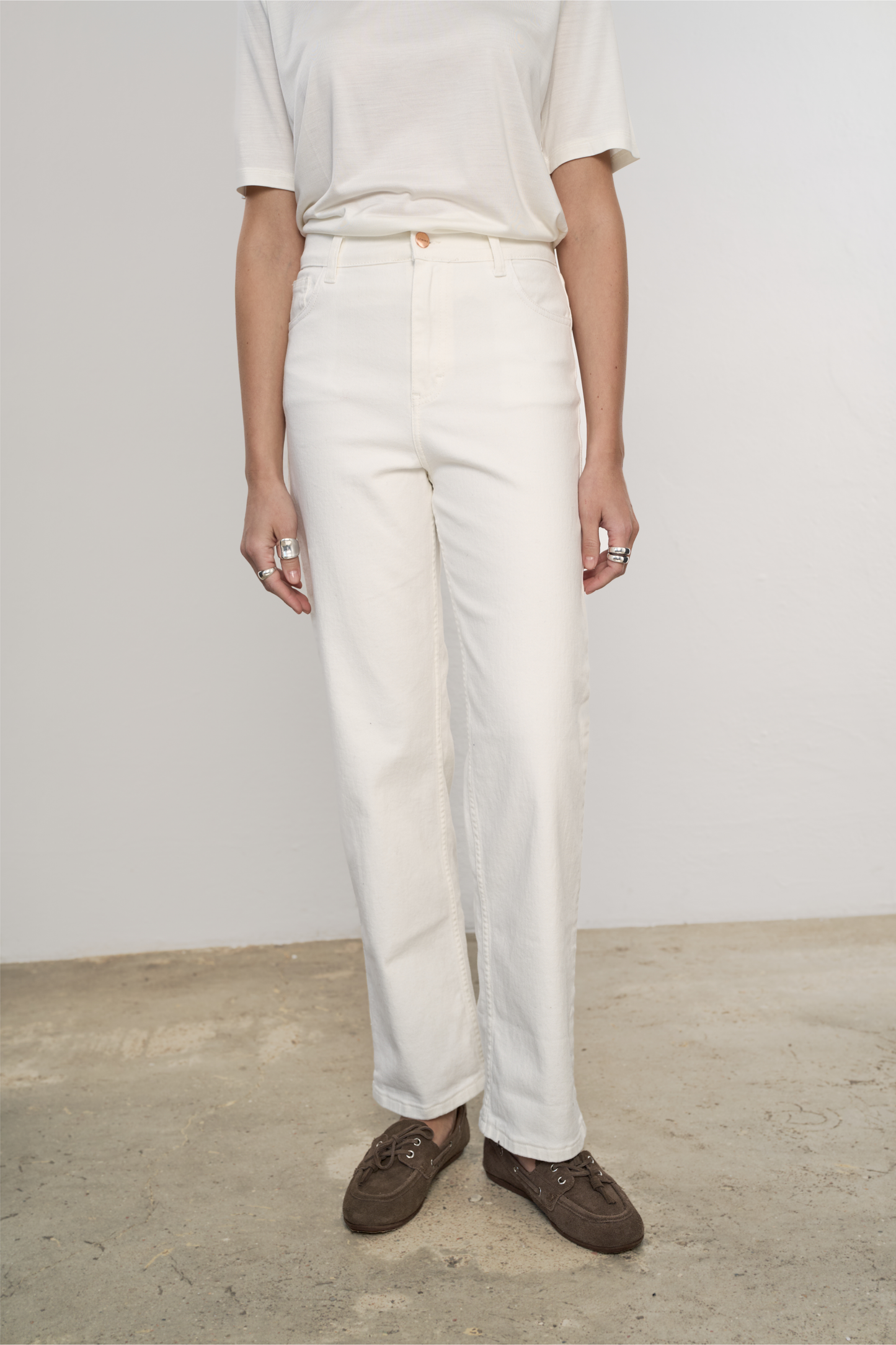 Spodnie Alluna White