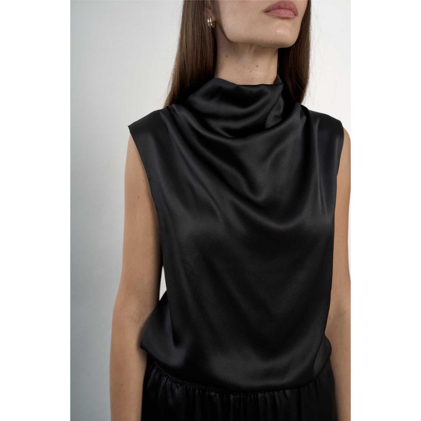 Top jedwabny Naomi Black