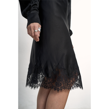Spódnica jedwabna Vivienne Black