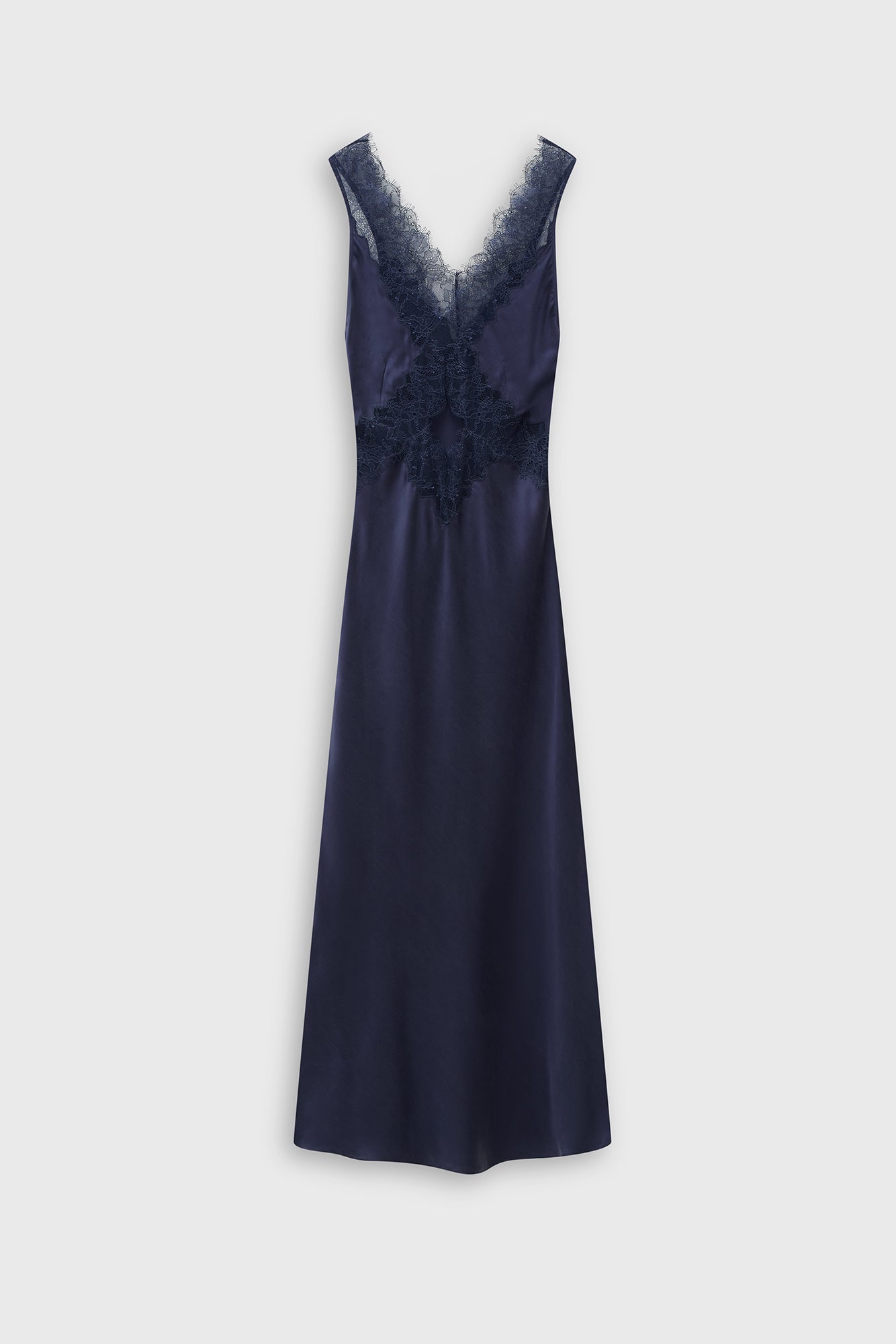 Jedwabna sukienka Mia Navy Blue