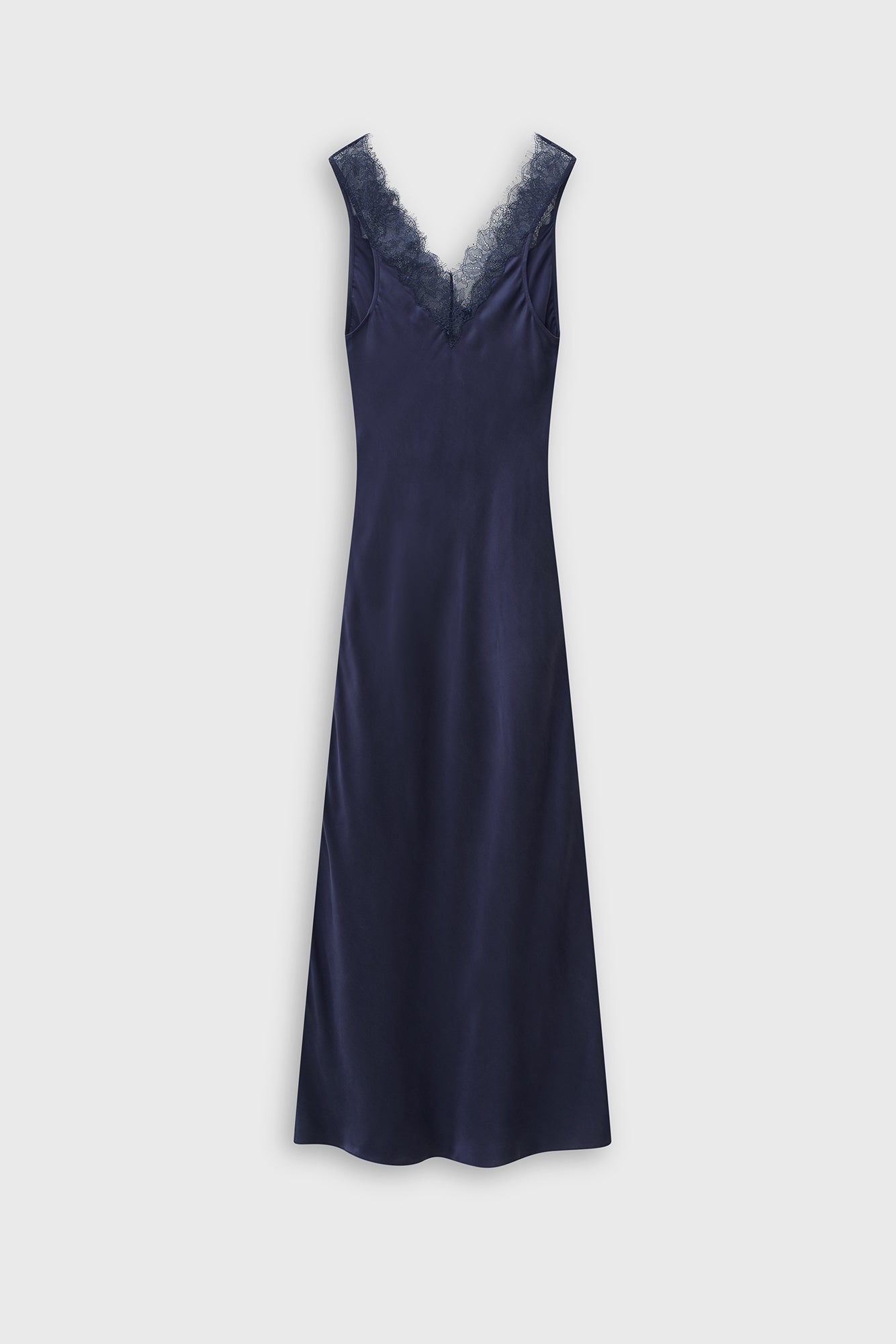 Jedwabna sukienka Mia Navy Blue