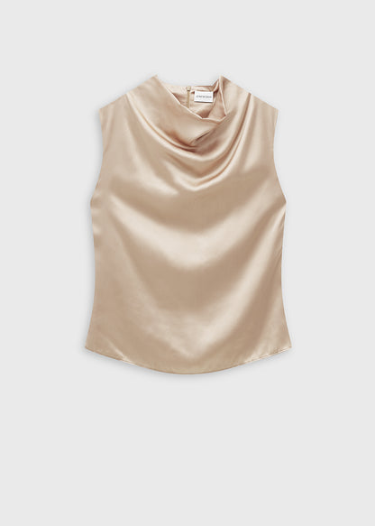 Top jedwabny Naomi Gold