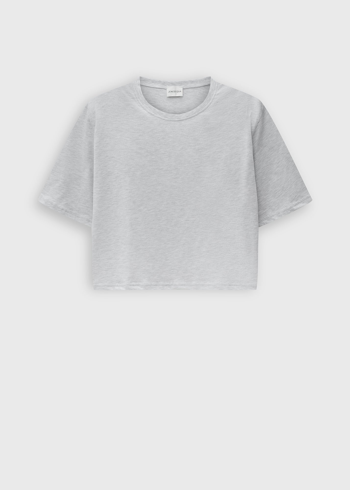 T-shirt Crop Mess Grey