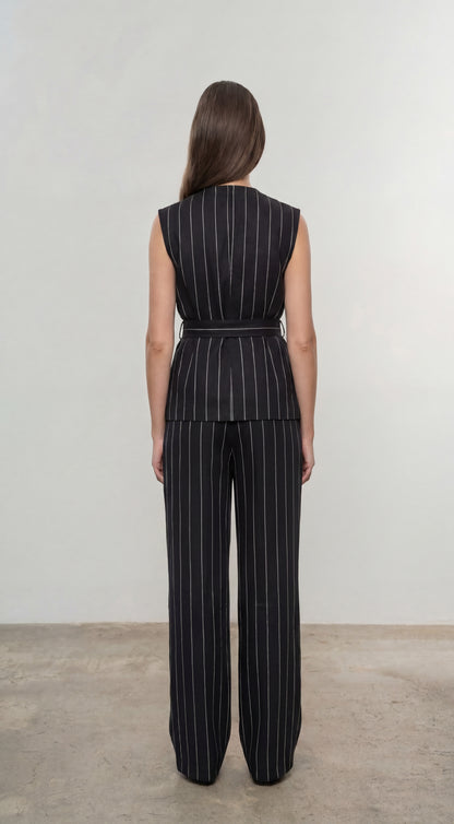 Spodnie Flow Stripe Black