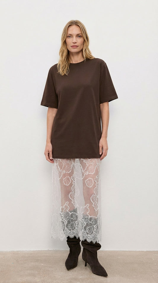 T-shirt Mess Brown
