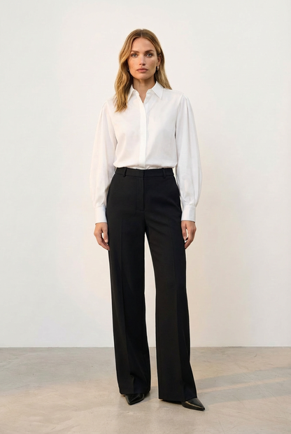 Spodnie wełniane Paul Black