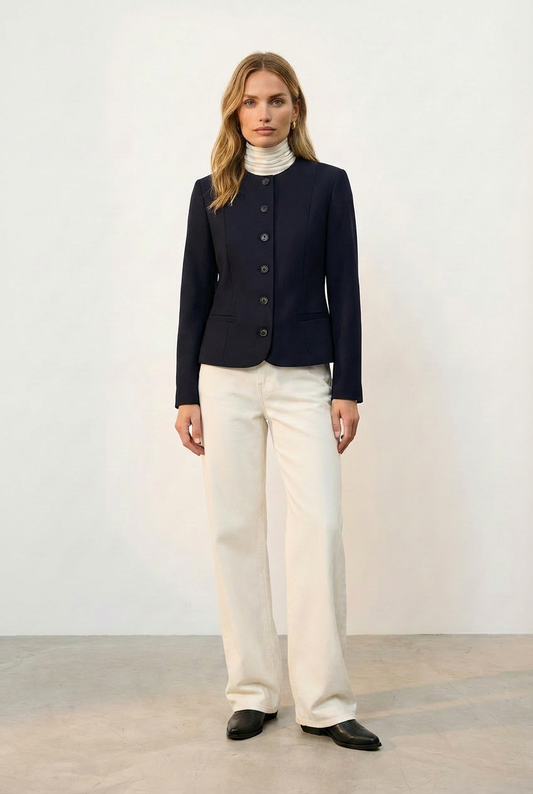 Marynarka Cropped Harry Navy