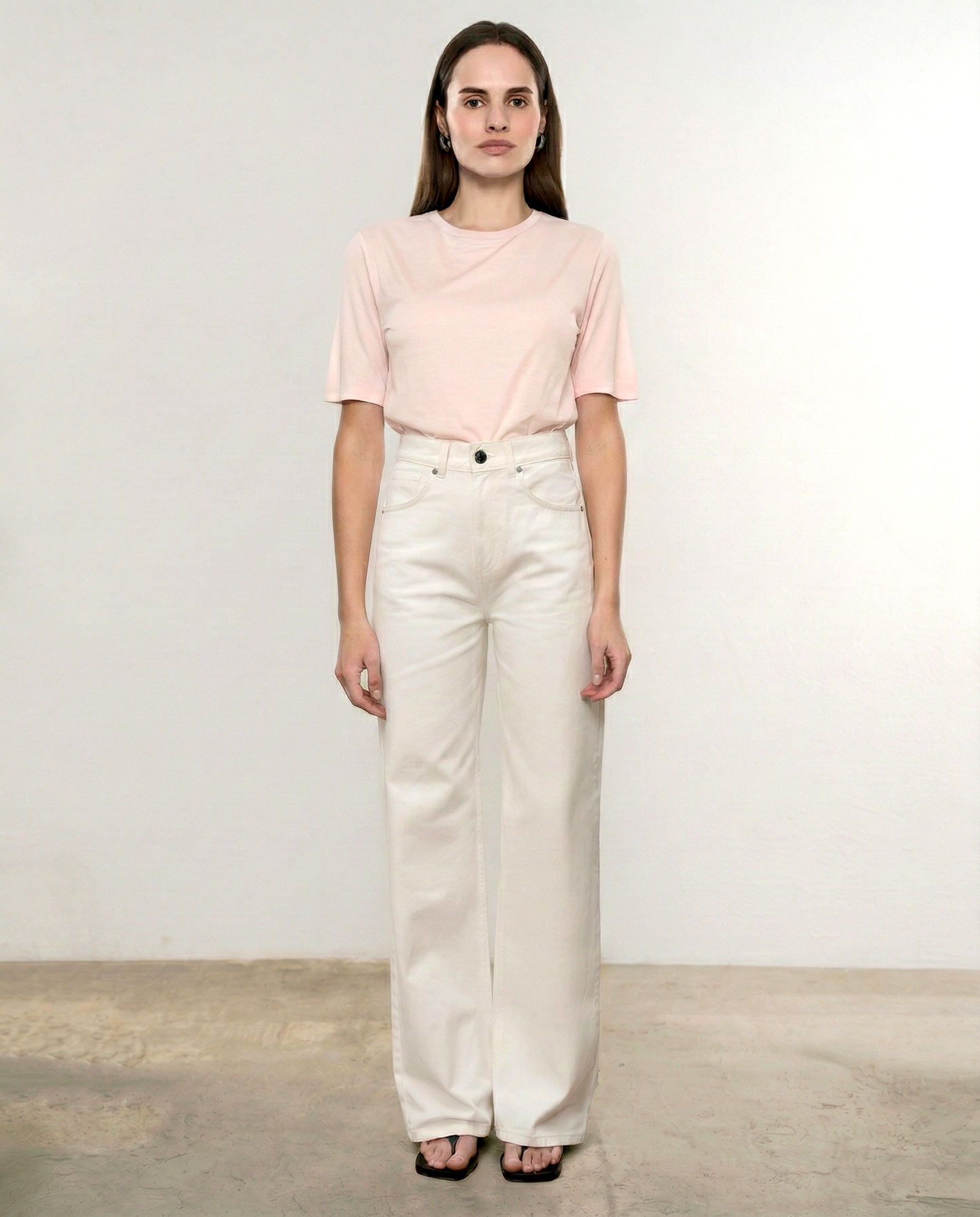Jedwabny T-shirt Tavey Pink