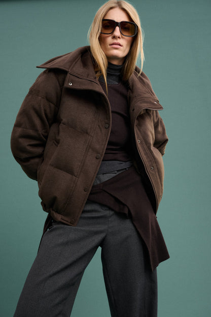 Kurtka puchowa Aurora Brown