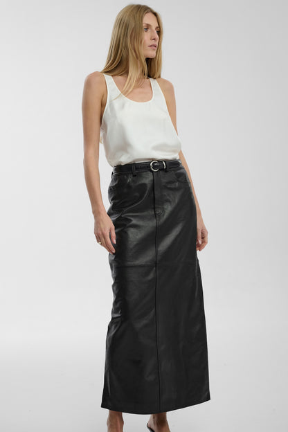 Jedwabny top Ines White