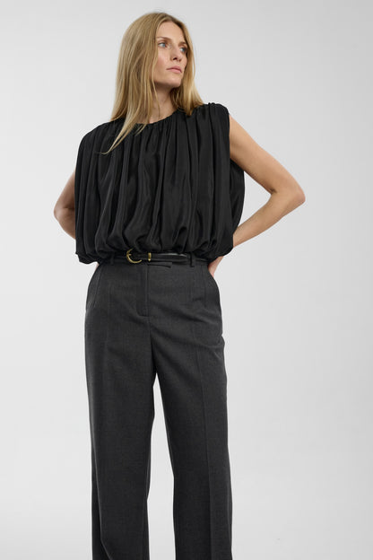 Bluzka jedwabna Anastasie Black