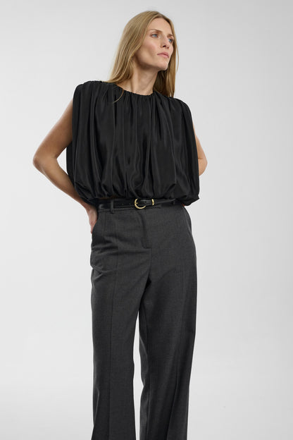 Bluzka jedwabna Anastasie Black