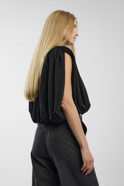 Bluzka jedwabna Anastasie Black