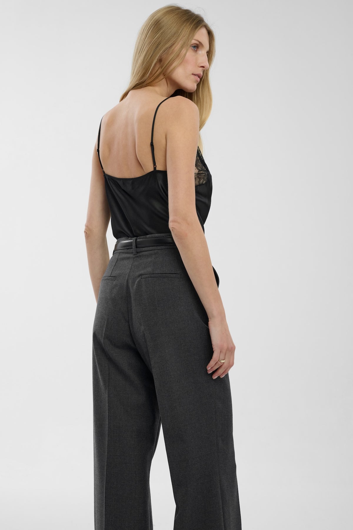 Merano Beige woolen trousers