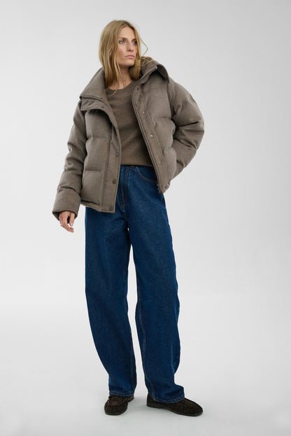 Kurtka puchowa Aurora Light Brown